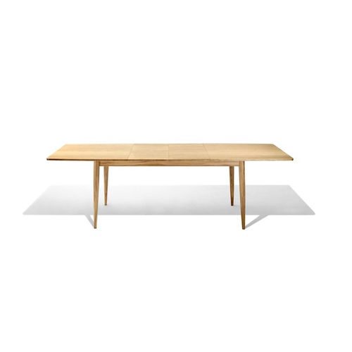 Tavolo da pranzo contemporaneo - CRACK - Concepta - in rovere / rettangolare / allungabile