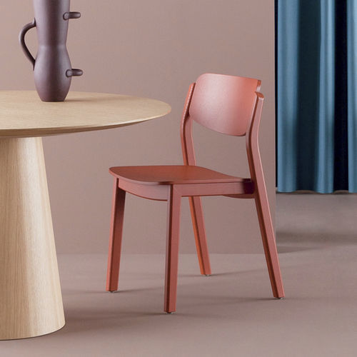 Sedia contemporanea - Adena RS - Crassevig - da interno / in tessuto / in legno compensato