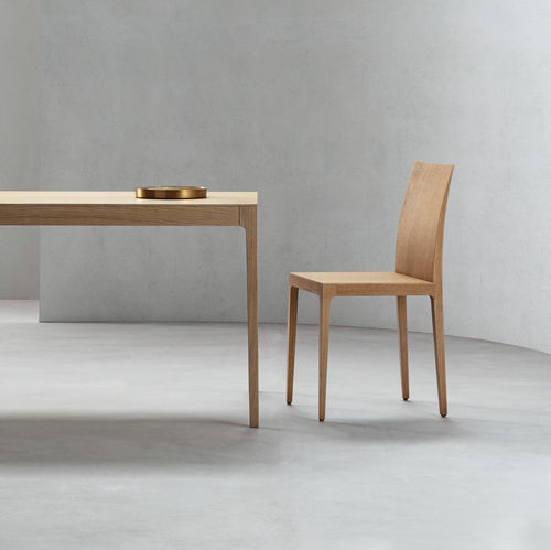 Sedia contemporanea - ANNA - Crassevig - da interno / in compensato stampato / con supporto in legno massiccio