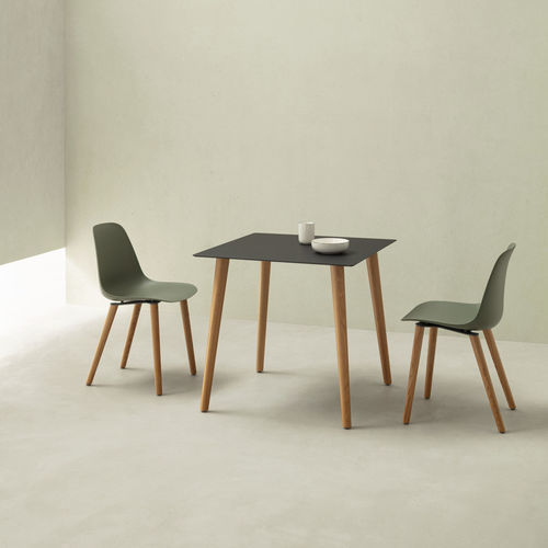 Sedia contemporanea - Pola Light - Crassevig - da interno / in polipropilene / con supporto in alluminio