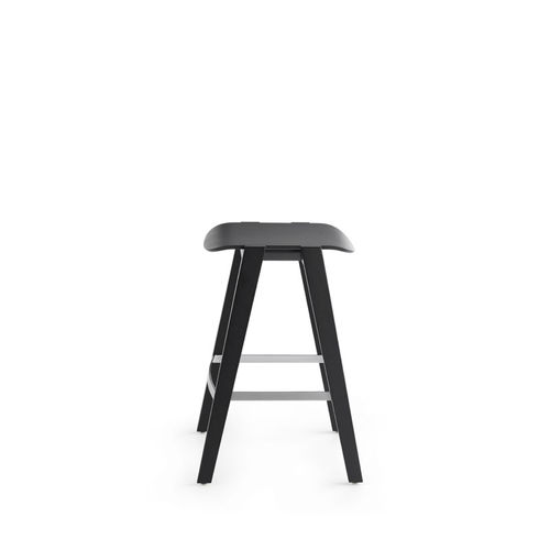 Sgabello da bar contemporaneo - MIXIS series - Crassevig - in legno compensato / con supporto in legno massiccio / con 4 gambe