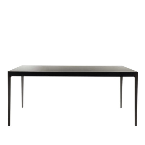 Tavolo contemporaneo - ESSE ET - Crassevig - in legno / con supporto in legno massiccio / rettangolare