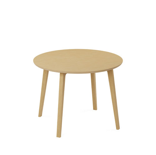 Tavolo contemporaneo - MIXIS series - Crassevig - in legno / in laminato / con supporto in legno massiccio