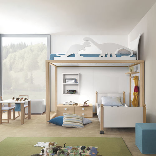 Cameretta bianca - 9001 - DKS Srl - blu / in legno