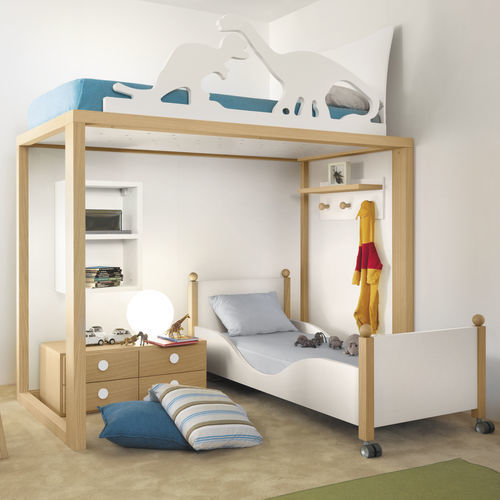 Letto a castello - Pisolo - DKS Srl - singolo / contemporaneo / personalizzabile