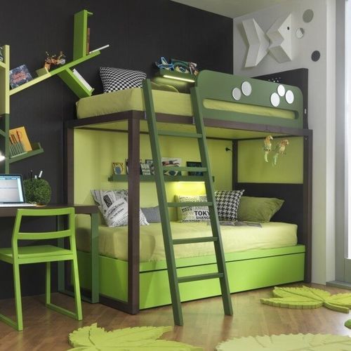 Letto a castello - Small - DKS Srl - a soppalco / con letto estraibile / singolo