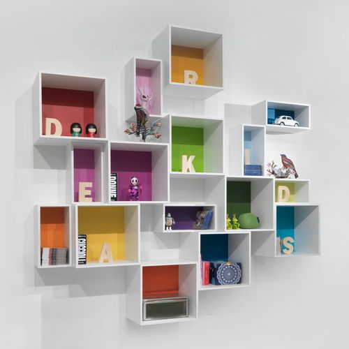 Mensola - Easy Box - DKS Srl - modulare / contemporaneo / in legno laccato