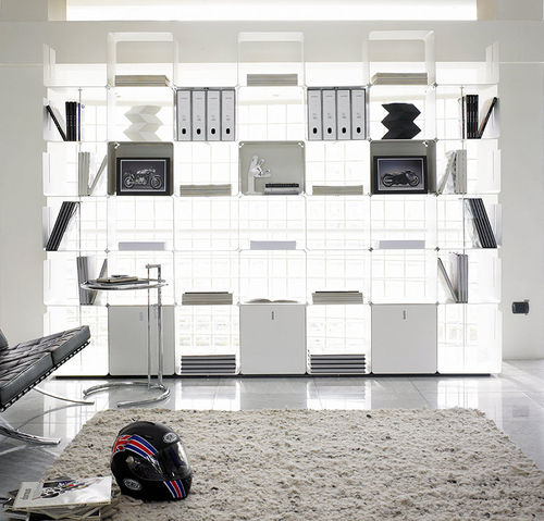 Libreria modulare - CWAVE - Dieffebi - murale / contemporanea / contract