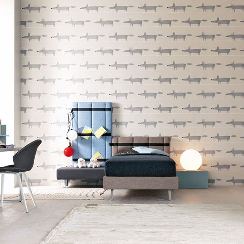 Cameretta bianca - 146 - Doimo Cityline - blu / in legno / per bimbo