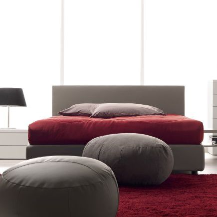 Letto matrimoniale - DESIGN - Doimo Cityline - contemporaneo / imbottito / con testiera