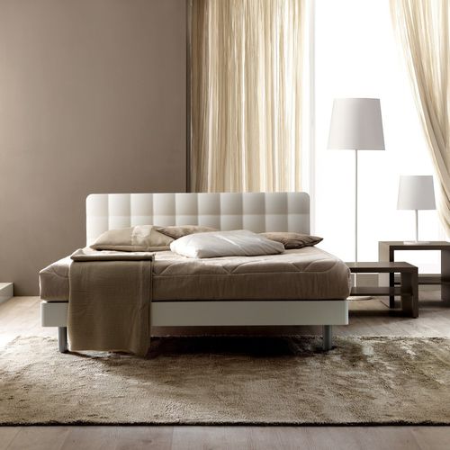 Letto matrimoniale - TENDER - Doimo Cityline - contemporaneo / con testiera / in legno laccato