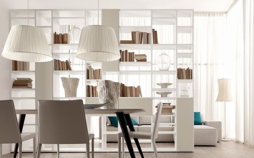 Libreria contemporanea - CITYLIFE 22 - Doimo Cityline - in legno laccato / bianca