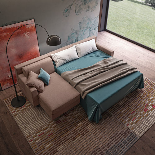 Divano modulare - TOMAS - Doimo Salotti - letto / contemporaneo / in tessuto