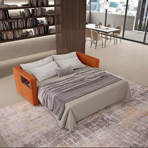 Divano modulare - TUDOR - Doimo Salotti - letto / contemporaneo / in tessuto