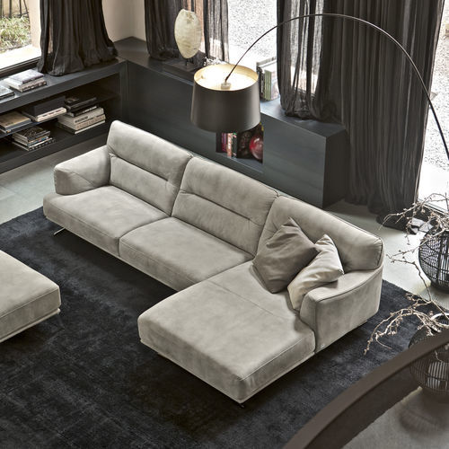 Divano modulare - SLY - Doimo Salotti - d'angolo / design originale / da sala
