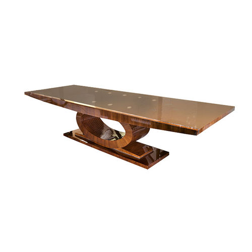Tavolo da pranzo classico - IL NOVECENTO T 472 - Elledue srl - in legno / con supporto in legno / rettangolare