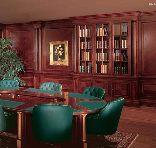 Libreria a muro - IMPERIAL  - Elledue srl - in stile / per ufficio / in legno