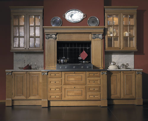 Cucina in stile - DEMETRA  - Elledue srl - in legno / con impugnature