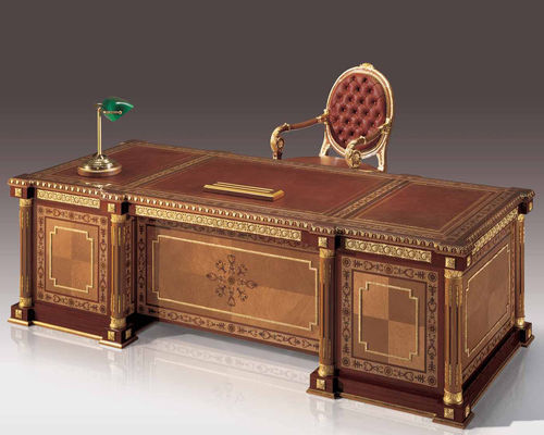 Scrivania direzionale - ALMATY  - Elledue srl - in stile / in legno / con base in pannelli