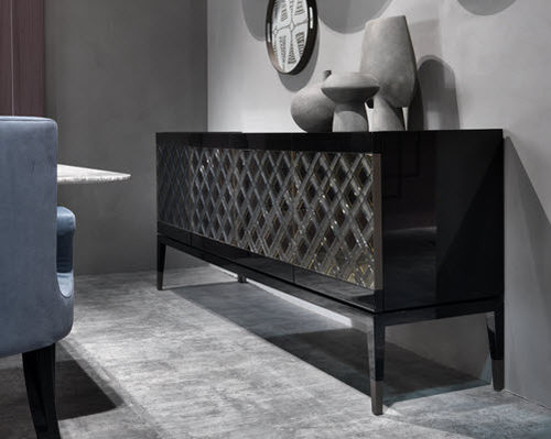 Credenza con piedi alti - PENELOPE  - Elledue srl - classica / in legno laccato / in metallo