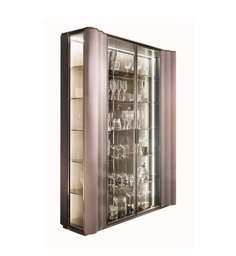 Credenza con alzata classica - ULYSSE V 751 - Elledue srl - in legno / in vetro
