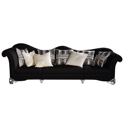 Divano classico - DOGE COMPOSITION 2  - Elledue srl - in tessuto / nero