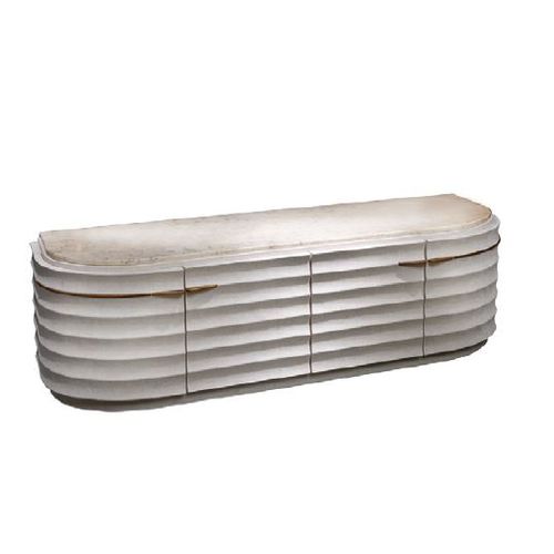 Mobile porta TV contemporaneo - AQVILA AH 851 - Elledue srl - in legno / in marmo