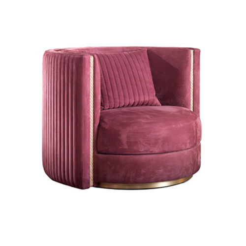 Poltrona classica - PENELOPE S1020 - Elledue srl - in tessuto / rosa