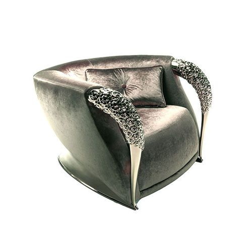 Poltrona classica - AQVILA LA 857 - Elledue srl - in velluto