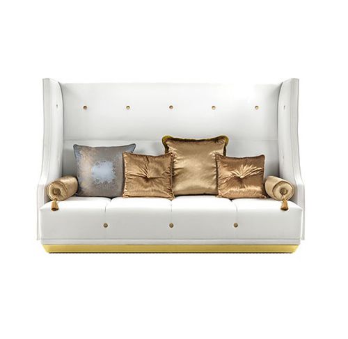 Divano classico - CAESAR S913 - Elledue srl - in tessuto / con schienale alto / a orecchioni