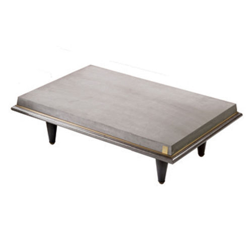 Tavolino basso classico - ULYSSE AT 765/26-T - Elledue srl - in legno / con supporto in legno / rettangolare