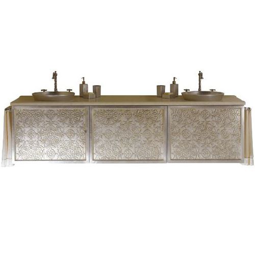 Mobile lavabo doppio - SARAYA AB 608/ST - Elledue srl - sospeso / in legno / classico