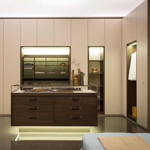 Cabina armadio contemporanea - VENICE - Emmebi Industria Mobili - in rovere / in noce / in frassino