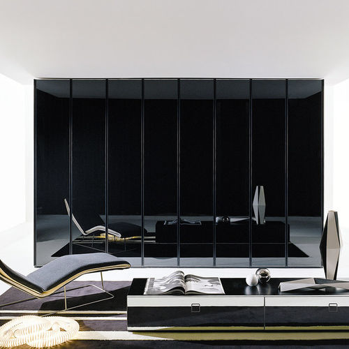 Armadio ad angolo - ATLANTE SHEER - Emmebi Industria Mobili - contemporaneo / in legno laccato / in rovere