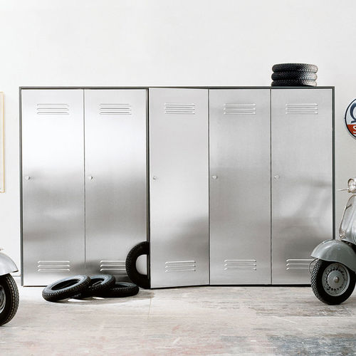Armadio classificatore alto - CITYBOX - Emmebi Industria Mobili - in acciaio / con sportello battente / contemporaneo