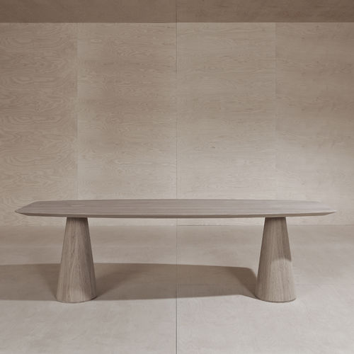 Tavolo contemporaneo - KONO  - Emmemobili - in rovere / in legno compensato / rettangolare