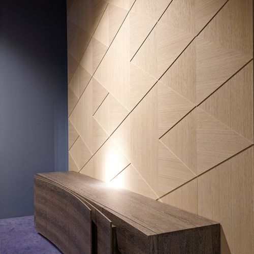 Pannello in legno per mobile - ARLEQUIN - Emmemobili - per muro / in rovere / in ciliegio
