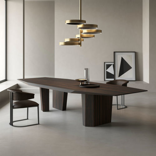 Tavolo contemporaneo - BLADE - Emmemobili - in rovere / in noce / in legno laccato