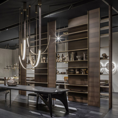 Libreria contemporanea - SPARKLE - Emmemobili - in rovere / in noce / in ciliegio