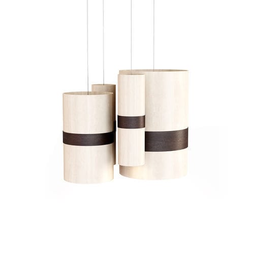 Lampada a sospensione - DO RE MI - Emmemobili - in rovere / contemporanea / con cavo