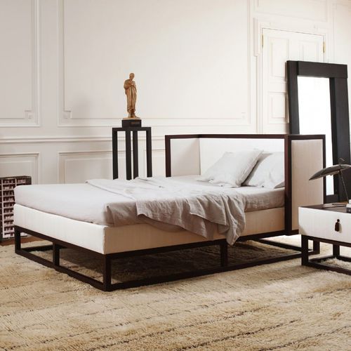 Letto matrimoniale - WIEN  - Emmemobili - contemporaneo / imbottito / con testiera imbottita