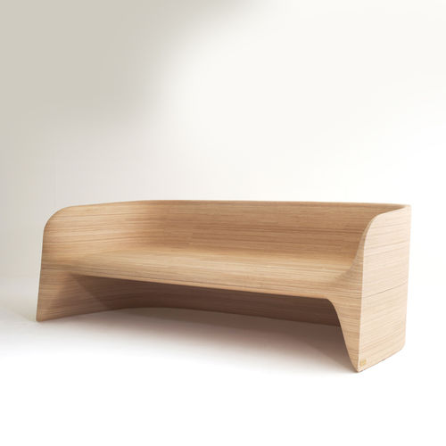 Divano contemporaneo - KNOKKE  - Emmemobili - da esterno / in legno massiccio / in legno compensato