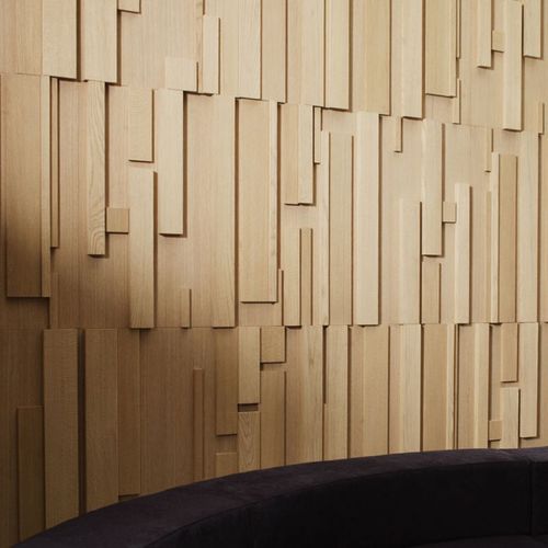 Pannello decorativo da parete - MODULAR - Emmemobili - in legno / a rilievo
