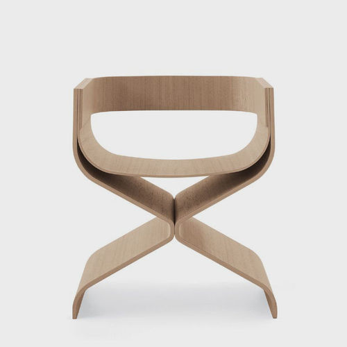 Sedia contemporanea - ROMA  - Emmemobili - da interno / in rovere / in compensato stampato