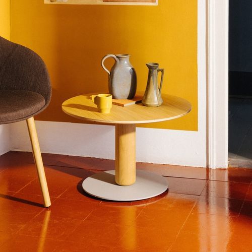 Tavolo d'appoggio contemporaneo - Taber  - Enea - in rovere / in HPL / in Fenix NTM