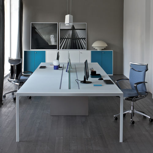 Armadio classificatore basso - FILE WOOD  - ESTEL - alto / in legno / con sportello battente
