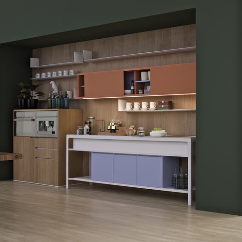 Elemento da cucina da appoggio - WALL COUNTER P60 - ESTEL - indipendente / con cassetti