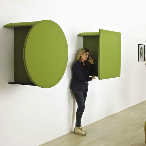 Cabina telefonica per open space - KITE - ESTEL - per ufficio / in legno / in polietilene
