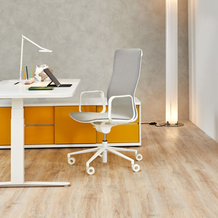 Sedia da ufficio contemporanea - ARIA - ESTEL - da interno / in tessuto / in polipropilene