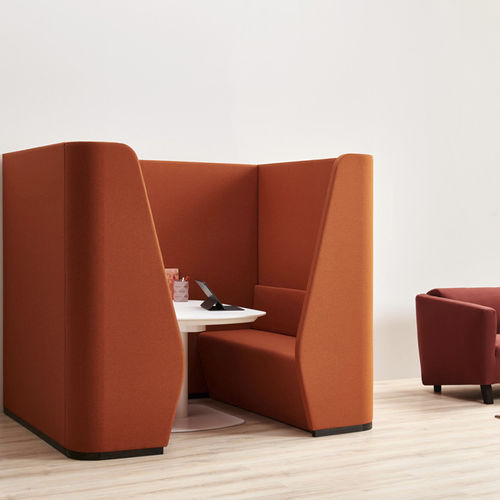 Isola di privacy per ufficio acustica - CHAT - ESTEL - in MDF